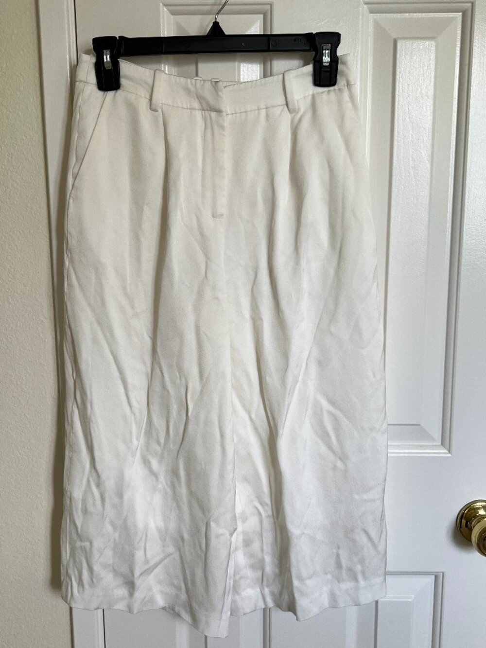 Selected Women Wide Leg Pants, White, Size S
